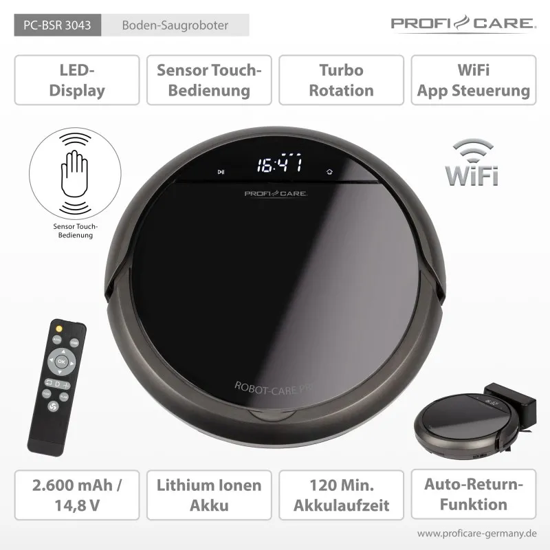 Робот-пылесос Profi Care PC-BSR 3043